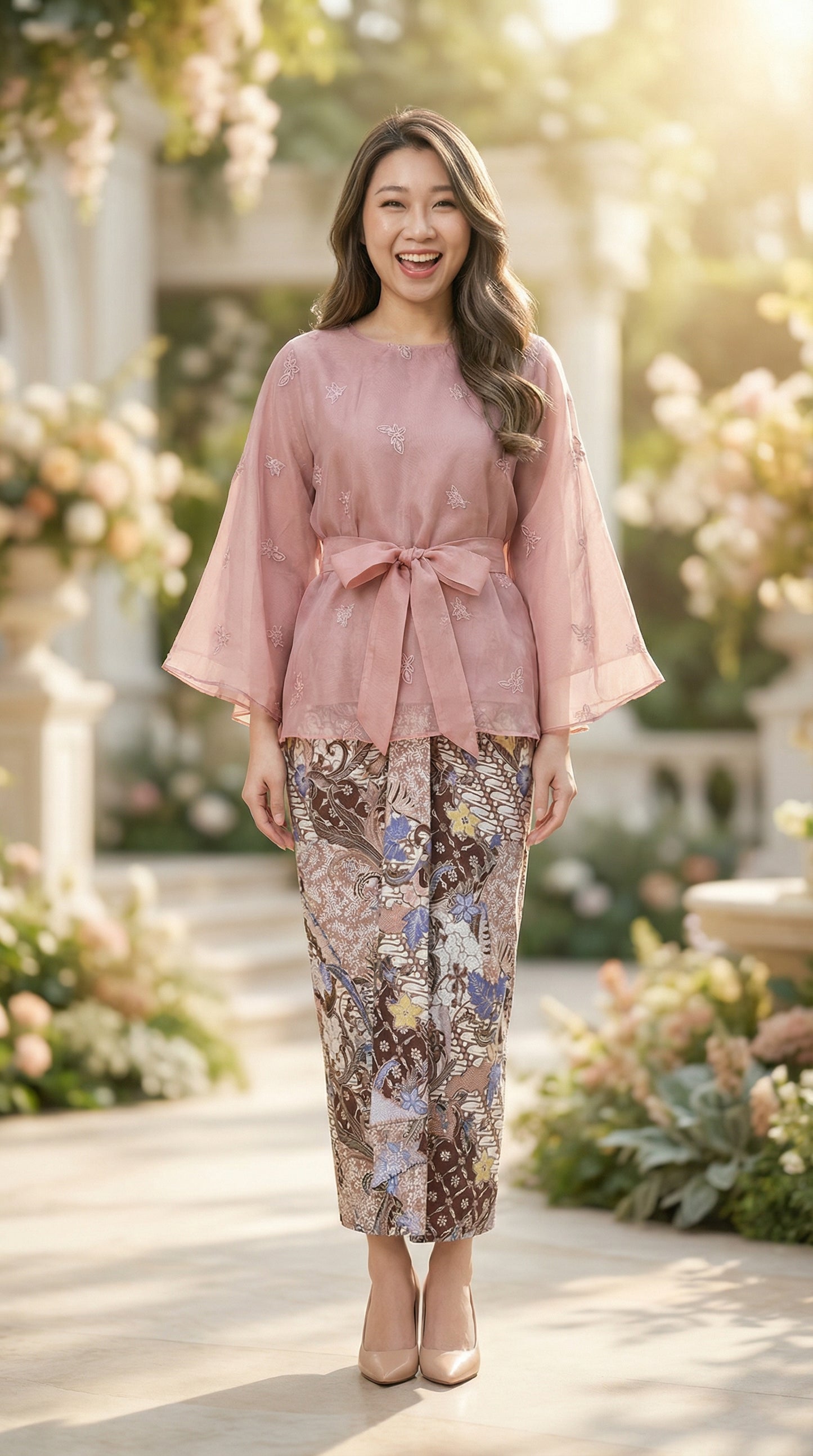 Kurung Organza Cape Diorra