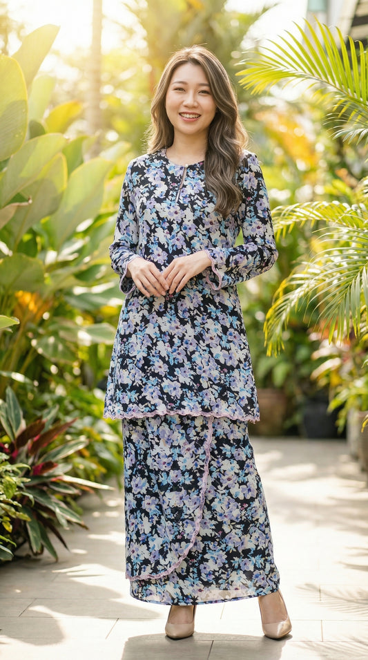 Seri Embun Floral Kurung Set