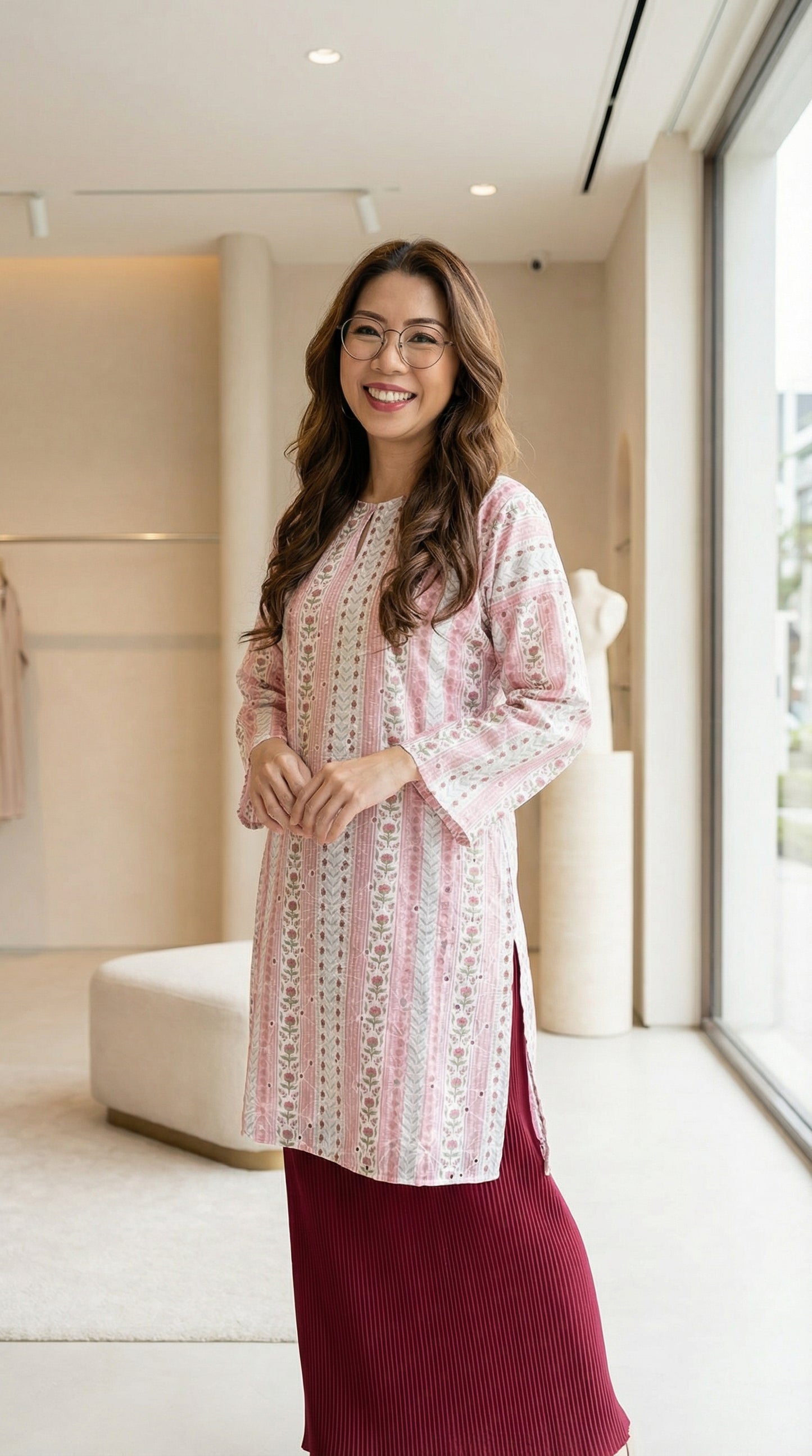 Kurung Baggy Mawar