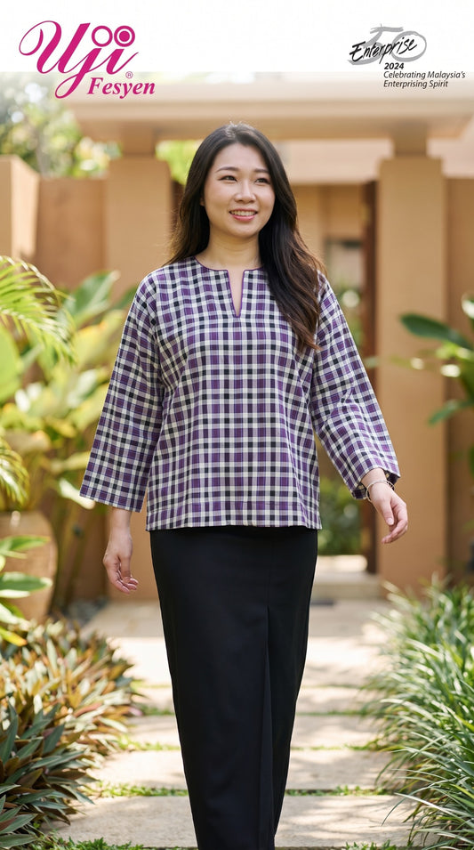 Uji® Kedah Made For You™ — Your Fabric, front lifestyle view | Uji Fesyen