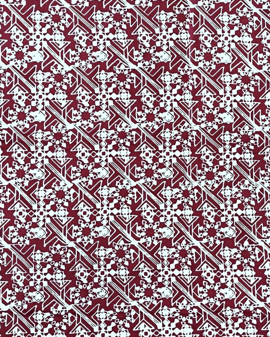 CORAK Sari Pusaka Merah Warisan ONE & ONLY batik